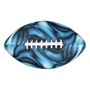 Blue Silk wave American Football