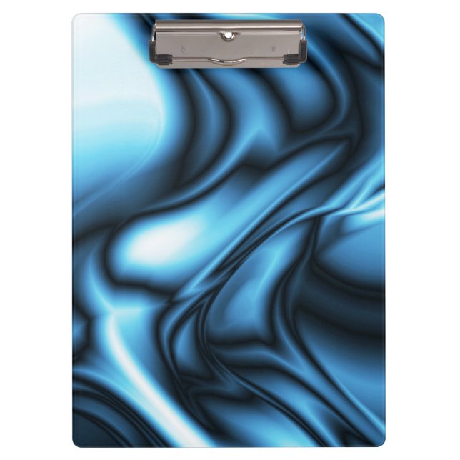Blue Silk wave Clipboard (Front)
