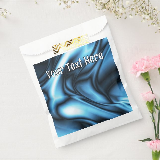 Blue Silk wave Favour Bags (Sealed)