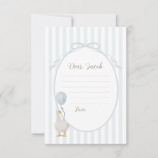 Blue Silly Goose Time Capsule Card