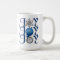 Blue Silver Christmas Joy Mug