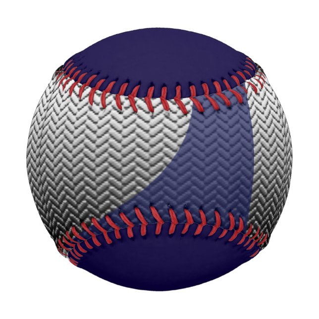 Blue Silver Industial Baseball (Front)