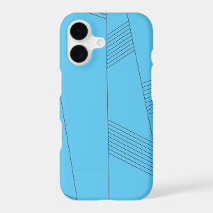 Blue, simple, elegant, abstract line pattern