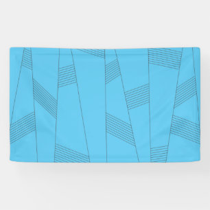 Blue, simple, elegant, abstract line pattern banner