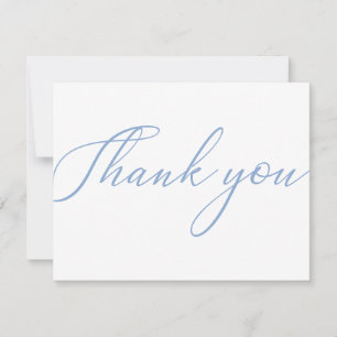 Blue Simple Modern Business Package Thank You Card
