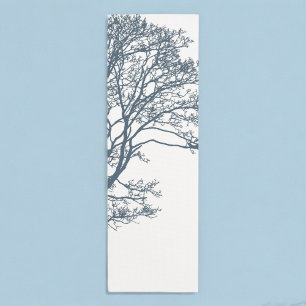 Blue Single Tree Boho Yoga Mat