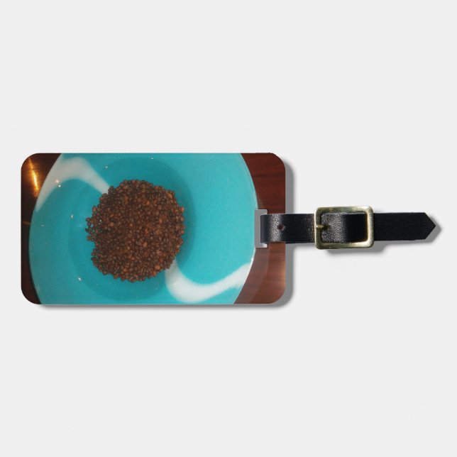 Blue  Skeezer Luggage Tag (Front Horizontal)