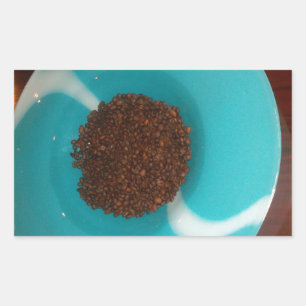 Blue  Skeezer Rectangular Sticker