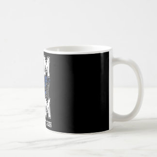 Blue Sketll Bow Senior Mum Cl Of 2026 Graduation Coffee Mug