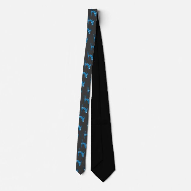 Blue-Skier Tie (Back)
