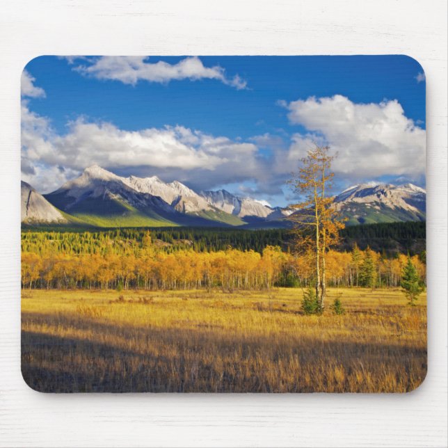 Blue skies and clouds above a meadow mouse mat (Front)