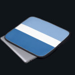 Blue Skies and Clouds Neoprene Laptop Sleeve<br><div class="desc">Carry around your laptop in style in this blue and white case.</div>