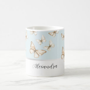 Blue Skies & Butterflies  Coffee Mug