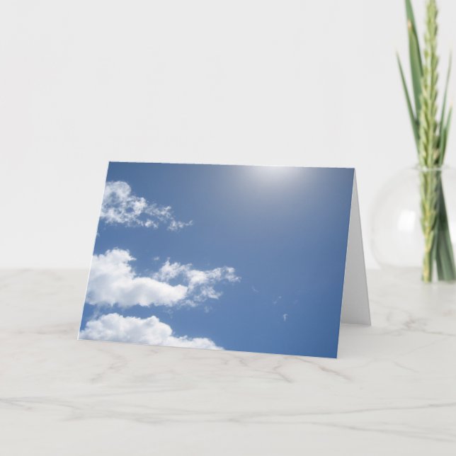 Blue Skies note cards (Front)