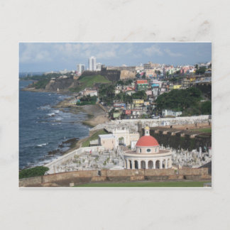 Blue Skies over San Juan, Puerto Rico Postcard