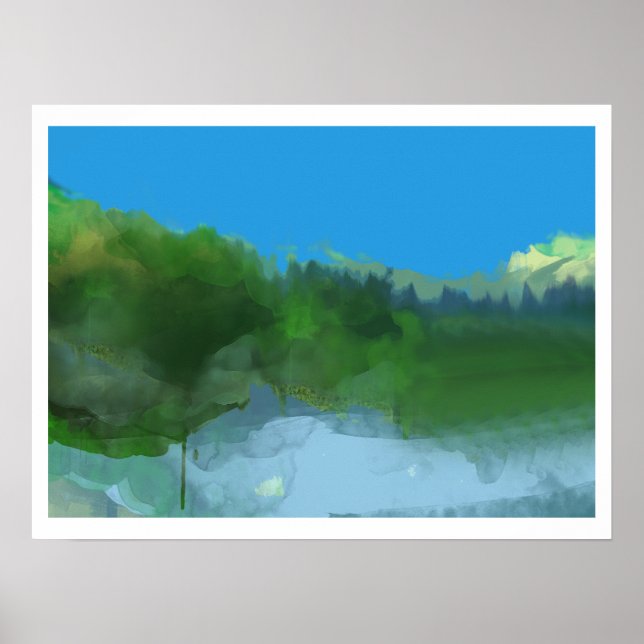 blue skies poster (Front)