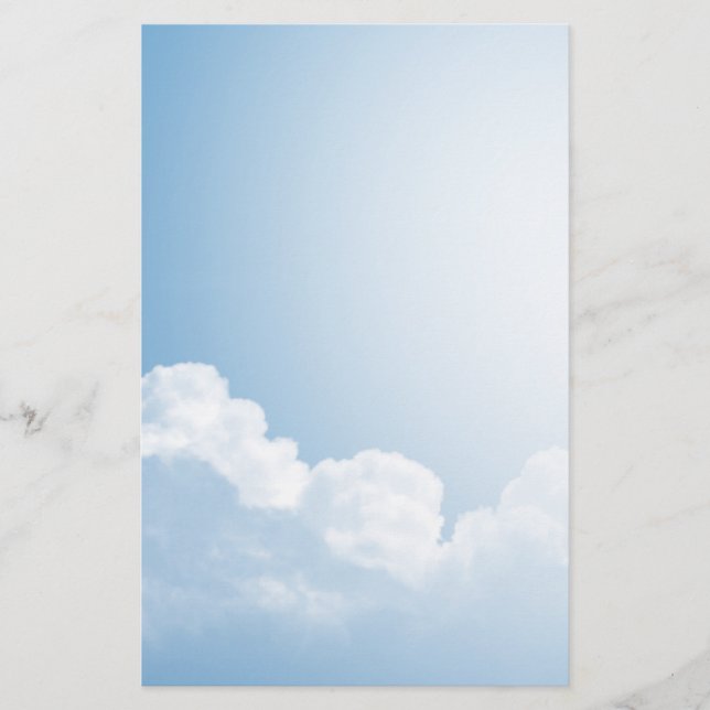 Blue Skies Stationery (Front)