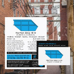 Blue Skip, Skip/Dumpster Company Advertising Flyer<br><div class="desc">Blue Skip,  Skip/Dumpster Company Advertising Flyers By The Business Card Store.</div>