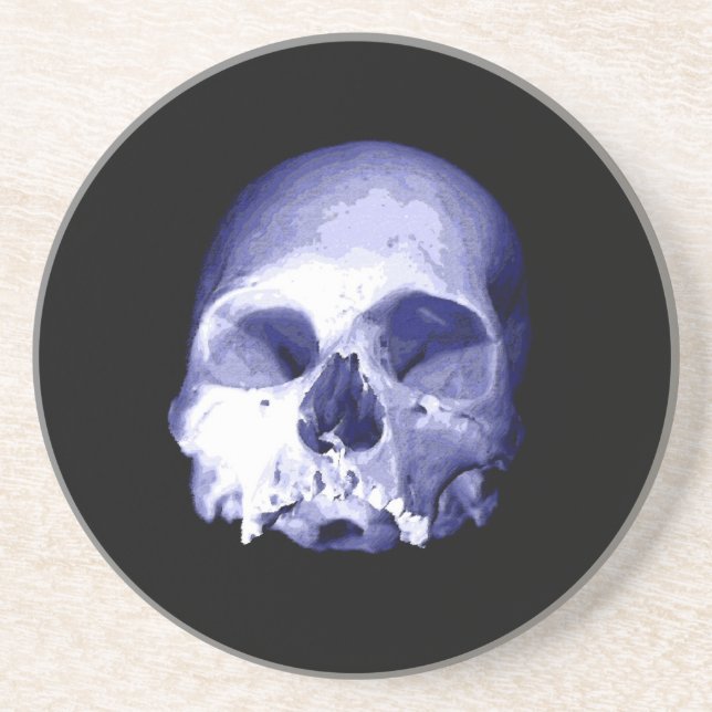 Blue Skull Coaster (Front)