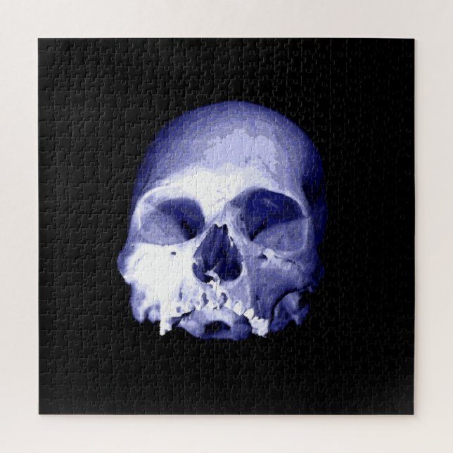 Blue Skull Jigsaw Puzzle (Vertical)