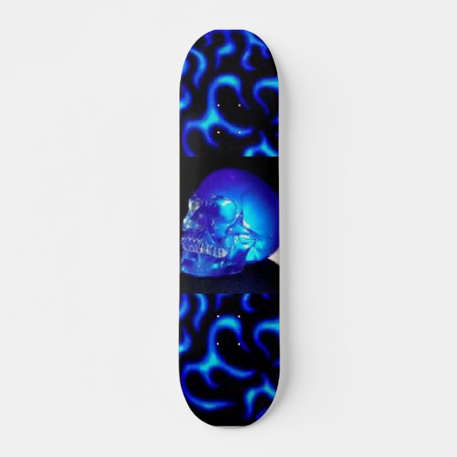 Blue-Skull Skateboard (Front)