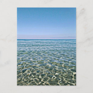 Blue Sky and Beautiful Calm Sea Postcard