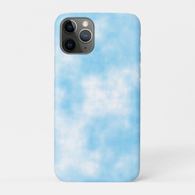 Blue Sky and Cloud Art Custom Case-Mate iPhone Case (Back)