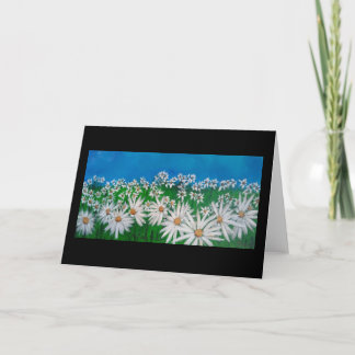 BLUE SKY AND DAISIES CARD