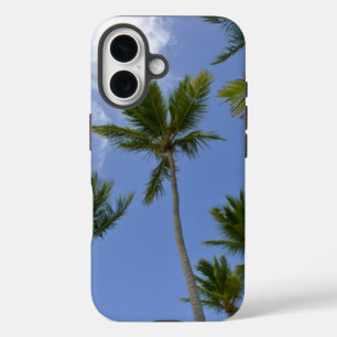 Blue Sky and Palm Trees iPhone 16 Case