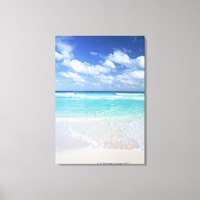 Blue sky and sea 15 canvas print (Front)