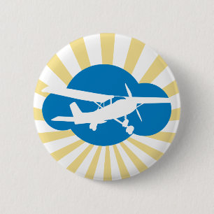 Blue Sky Aviation 6 Cm Round Badge