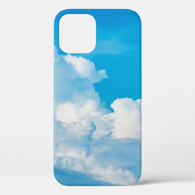 Blue sky background clouds white Case-Mate iPhone case (Back)