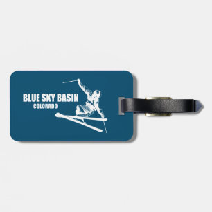 Blue Sky Basin Colorado Skier Luggage Tag