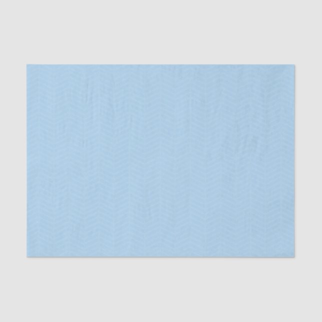 Blue Sky Broken Chevron Tissue Paper (Front)