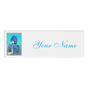 blue sky buddha name tag