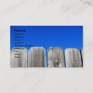 Blue Sky Business Card