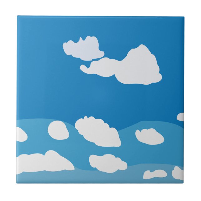 Blue Sky Cloud Tile (Front)