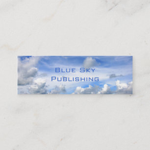 Blue Sky Clouds - Profile Business Card