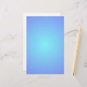 Blue Sky Colours Gradient Aqua Blues  Stationery