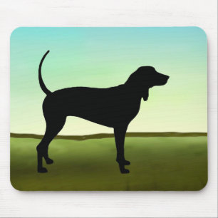Blue Sky Coonhound Mouse Mat