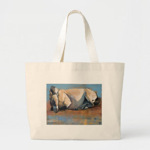 Blue Sky Day Large Tote Bag