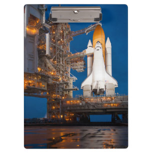 Blue Sky for Space Shuttle Atlantis Launch Clipboard