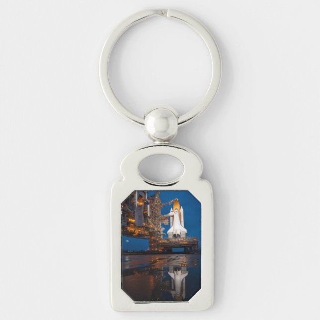 Blue Sky for Space Shuttle Atlantis Launch Key Ring (Front)