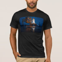 Blue Sky for Space Shuttle Atlantis Launch