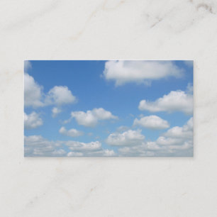 Blue Sky Fresh Air Clouds Business Card