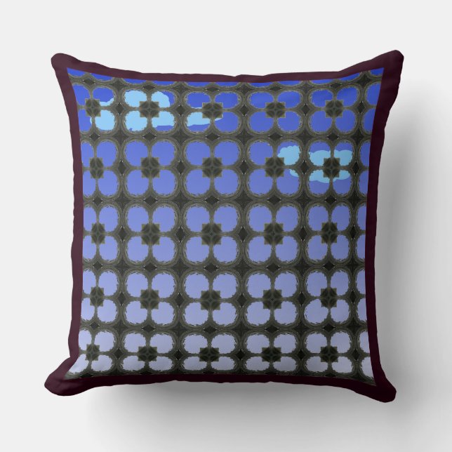 Blue Sky from Figurative Window and Glass Frame Cushion (Front)