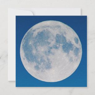 Blue Sky Full Moon Invitation