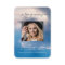 Blue sky gold photo funeral prayer card