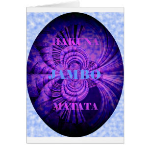 Blue Sky Hakuna Matata Kenya Giraffe  Woven Art  C