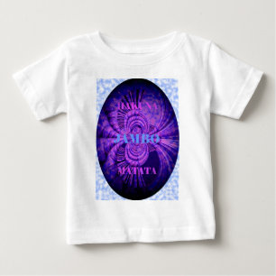 Blue Sky Hakuna Matata Kenya Giraffe  Woven Art  C Baby T-Shirt
